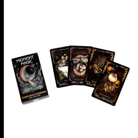 Midnight Magic Tarot & Tie Dyed Flower of Life Cloth - Picture 6 of 10